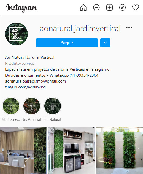 Instagram Ao Natural